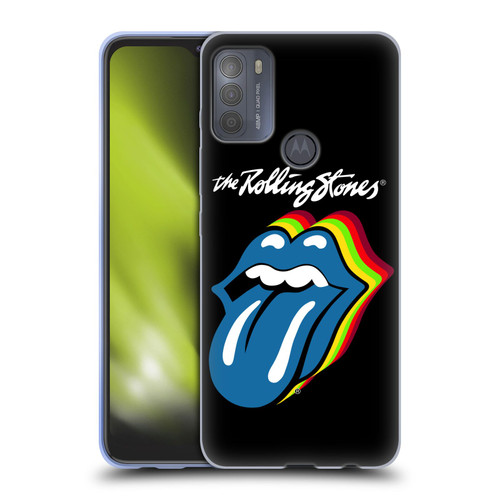 The Rolling Stones Licks Collection Pop Art 2 Soft Gel Case for Motorola Moto G50