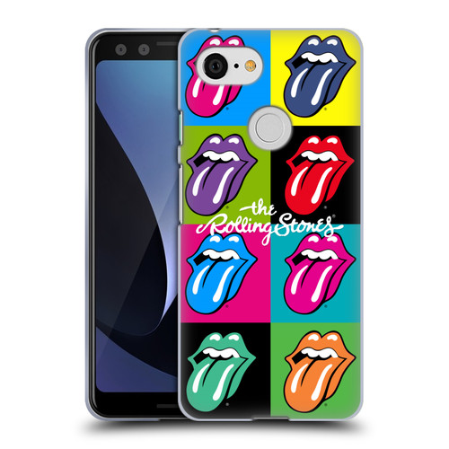 The Rolling Stones Licks Collection Pop Art 1 Soft Gel Case for Google Pixel 3