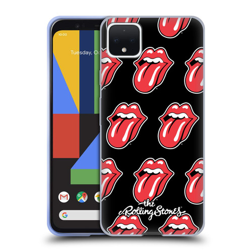 The Rolling Stones Licks Collection Tongue Classic Pattern Soft Gel Case for Google Pixel 4 XL