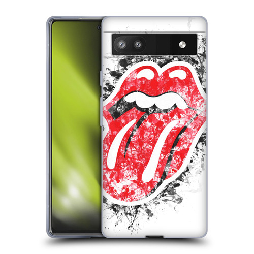 The Rolling Stones Licks Collection Distressed Look Tongue Soft Gel Case for Google Pixel 6a