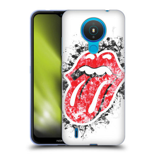 The Rolling Stones Licks Collection Distressed Look Tongue Soft Gel Case for Nokia 1.4