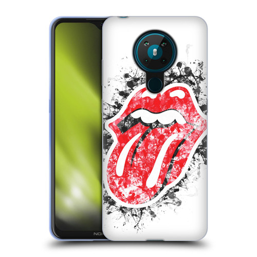 The Rolling Stones Licks Collection Distressed Look Tongue Soft Gel Case for Nokia 5.3
