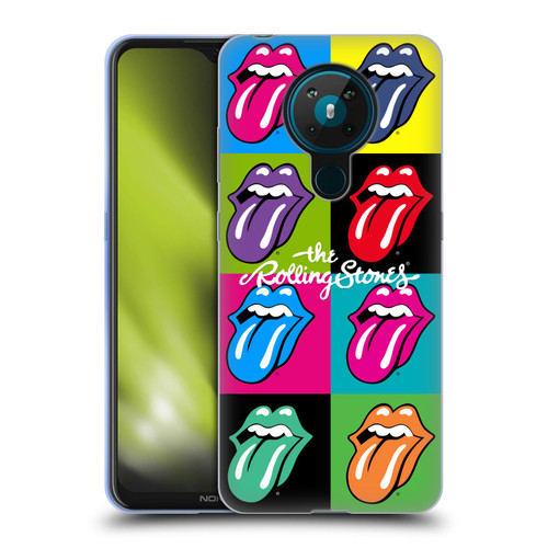 The Rolling Stones Licks Collection Pop Art 1 Soft Gel Case for Nokia 5.3