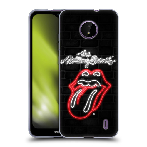 The Rolling Stones Licks Collection Neon Soft Gel Case for Nokia C10 / C20