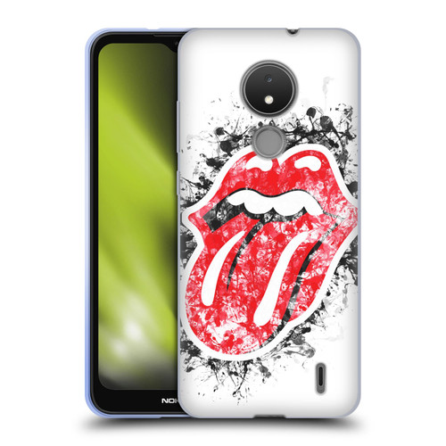 The Rolling Stones Licks Collection Distressed Look Tongue Soft Gel Case for Nokia C21