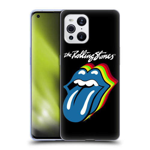 The Rolling Stones Licks Collection Pop Art 2 Soft Gel Case for OPPO Find X3 / Pro