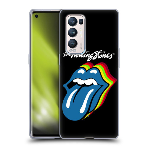 The Rolling Stones Licks Collection Pop Art 2 Soft Gel Case for OPPO Find X3 Neo / Reno5 Pro+ 5G