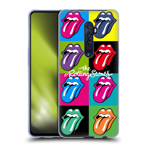 The Rolling Stones Licks Collection Pop Art 1 Soft Gel Case for OPPO Reno 2