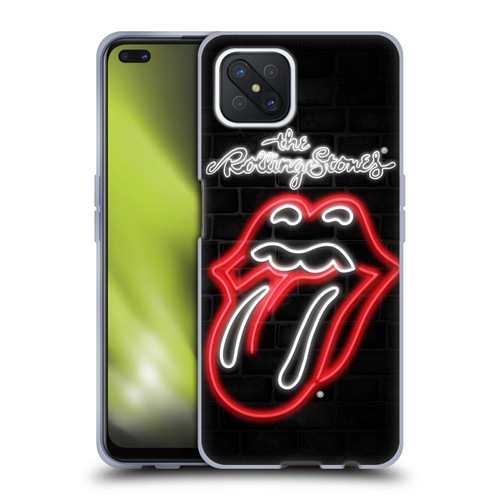 The Rolling Stones Licks Collection Neon Soft Gel Case for OPPO Reno4 Z 5G