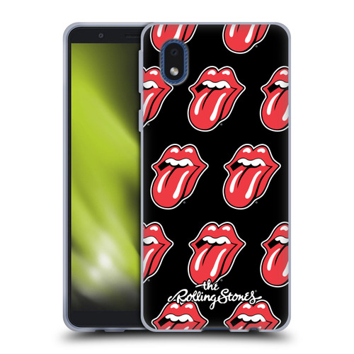 The Rolling Stones Licks Collection Tongue Classic Pattern Soft Gel Case for Samsung Galaxy A01 Core (2020)