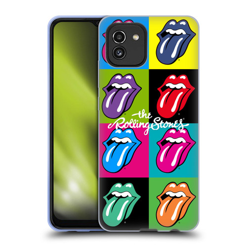 The Rolling Stones Licks Collection Pop Art 1 Soft Gel Case for Samsung Galaxy A03 (2021)