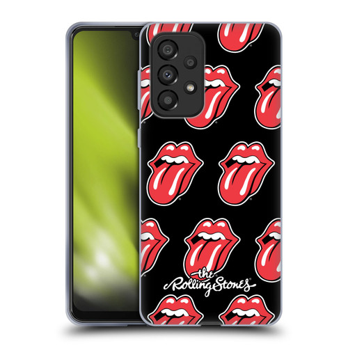 The Rolling Stones Licks Collection Tongue Classic Pattern Soft Gel Case for Samsung Galaxy A33 5G (2022)