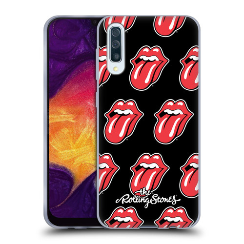 The Rolling Stones Licks Collection Tongue Classic Pattern Soft Gel Case for Samsung Galaxy A50/A30s (2019)