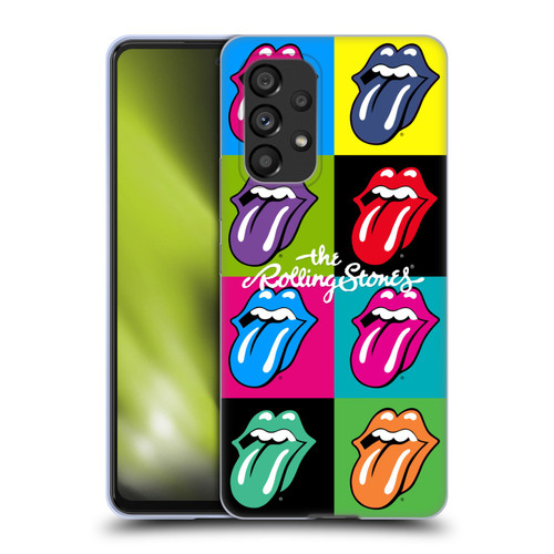 The Rolling Stones Licks Collection Pop Art 1 Soft Gel Case for Samsung Galaxy A53 5G (2022)