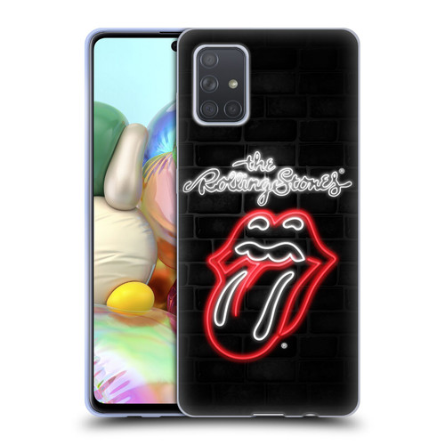 The Rolling Stones Licks Collection Neon Soft Gel Case for Samsung Galaxy A71 (2019)