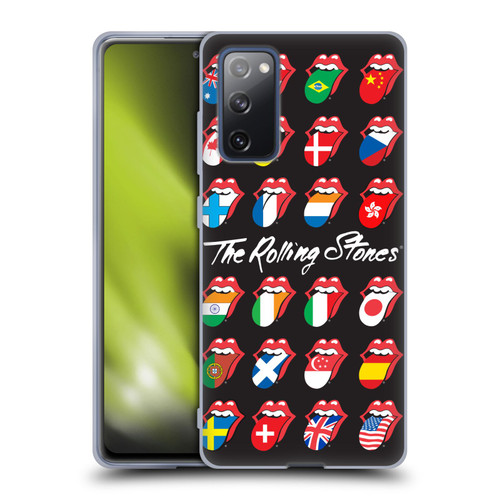 The Rolling Stones Licks Collection Flag Poster Soft Gel Case for Samsung Galaxy S20 FE / 5G