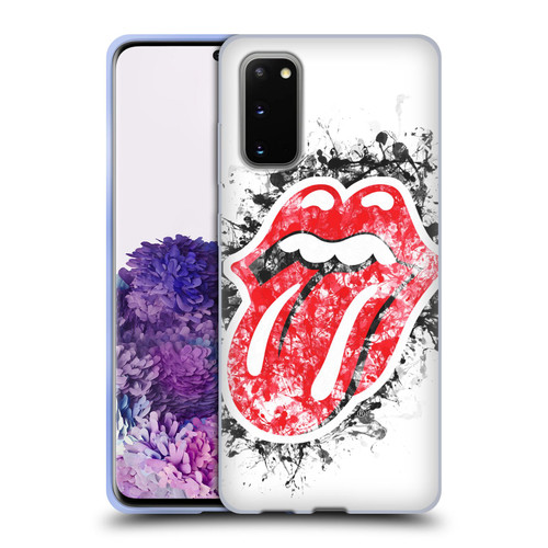 The Rolling Stones Licks Collection Distressed Look Tongue Soft Gel Case for Samsung Galaxy S20 / S20 5G