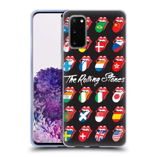 The Rolling Stones Licks Collection Flag Poster Soft Gel Case for Samsung Galaxy S20 / S20 5G
