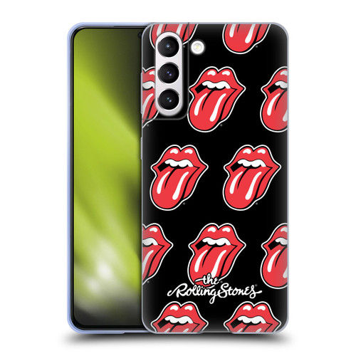 The Rolling Stones Licks Collection Tongue Classic Pattern Soft Gel Case for Samsung Galaxy S21 5G