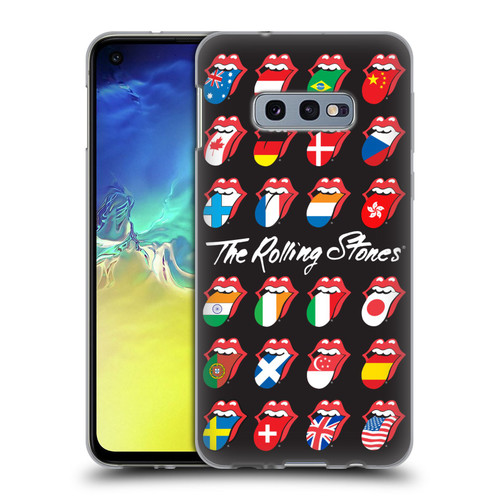 The Rolling Stones Licks Collection Flag Poster Soft Gel Case for Samsung Galaxy S10e