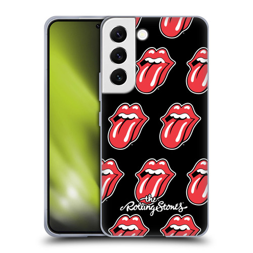 The Rolling Stones Licks Collection Tongue Classic Pattern Soft Gel Case for Samsung Galaxy S22 5G
