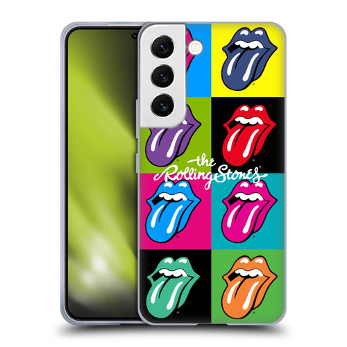 The Rolling Stones Licks Collection Pop Art 1 Soft Gel Case for Samsung Galaxy S22 5G