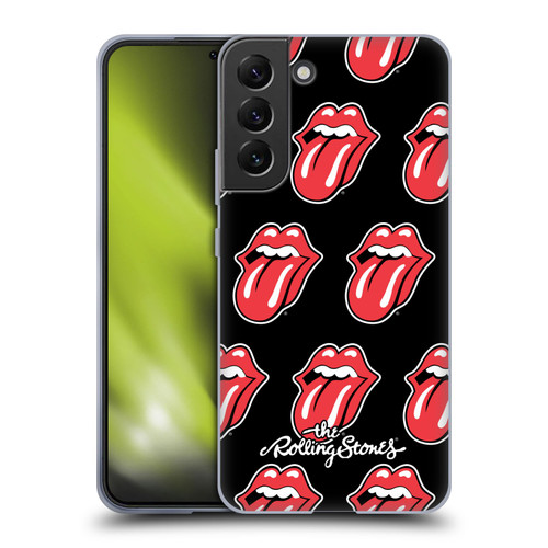 The Rolling Stones Licks Collection Tongue Classic Pattern Soft Gel Case for Samsung Galaxy S22+ 5G