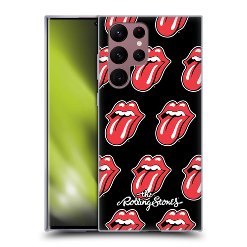 The Rolling Stones Licks Collection Tongue Classic Pattern Soft Gel Case for Samsung Galaxy S22 Ultra 5G