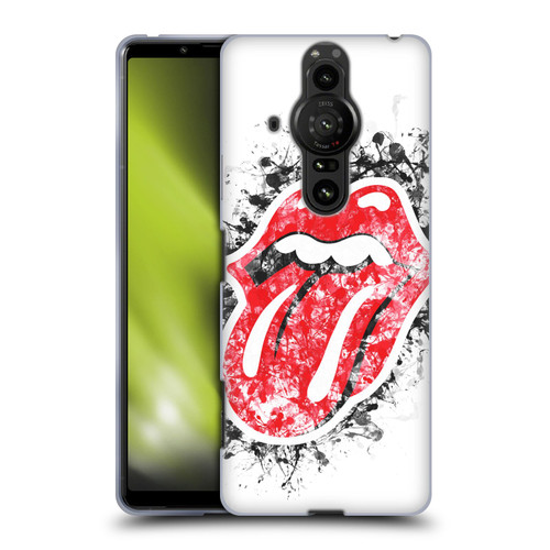 The Rolling Stones Licks Collection Distressed Look Tongue Soft Gel Case for Sony Xperia Pro-I