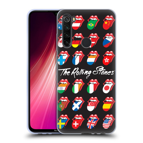 The Rolling Stones Licks Collection Flag Poster Soft Gel Case for Xiaomi Redmi Note 8T