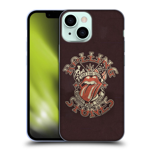 The Rolling Stones Tours Tattoo You 1981 Soft Gel Case for Apple iPhone 13 Mini