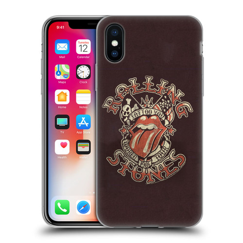 The Rolling Stones Tours Tattoo You 1981 Soft Gel Case for Apple iPhone X / iPhone XS