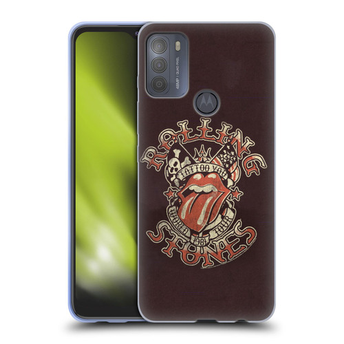 The Rolling Stones Tours Tattoo You 1981 Soft Gel Case for Motorola Moto G50