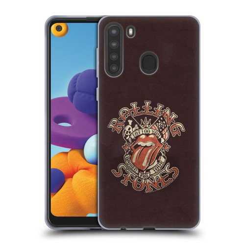 The Rolling Stones Tours Tattoo You 1981 Soft Gel Case for Samsung Galaxy A21 (2020)