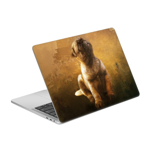 Simone Gatterwe Animals Pug Puppy Vinyl Sticker Skin Decal Cover for Apple MacBook Pro 13.3" A1708