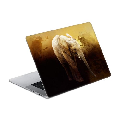 Simone Gatterwe Animals Elephant Calf Vinyl Sticker Skin Decal Cover for Apple MacBook Pro 16" A2485