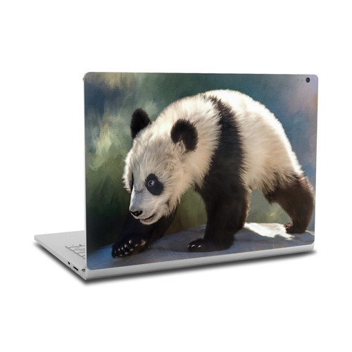 Simone Gatterwe Animals Panda Bear Vinyl Sticker Skin Decal Cover for Microsoft Surface Book 2