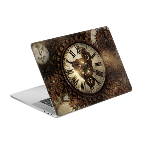 Simone Gatterwe Steampunk Vintage Clock Vinyl Sticker Skin Decal Cover for Apple MacBook Pro 15.4" A1707/A1990