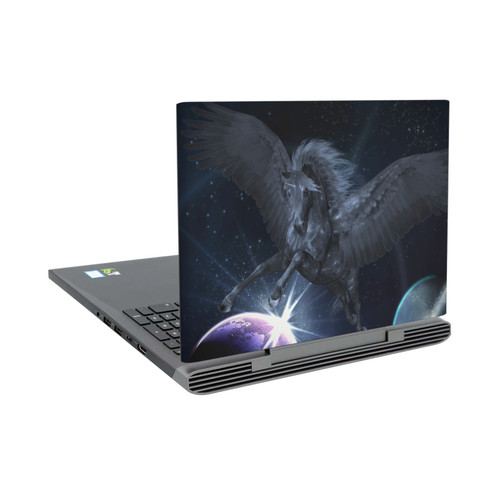 Simone Gatterwe Unicorn Black Pegasus Vinyl Sticker Skin Decal Cover for Dell Inspiron 15 7000 P65F