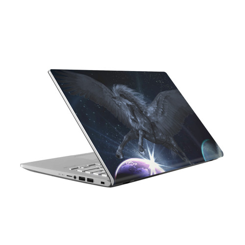 Simone Gatterwe Unicorn Black Pegasus Vinyl Sticker Skin Decal Cover for Asus Vivobook 14 X409FA-EK555T