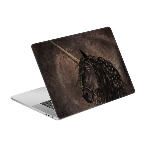 Simone Gatterwe Unicorn Dreamy Black Vinyl Sticker Skin Decal Cover for Apple MacBook Pro 15.4" A1707/A1990
