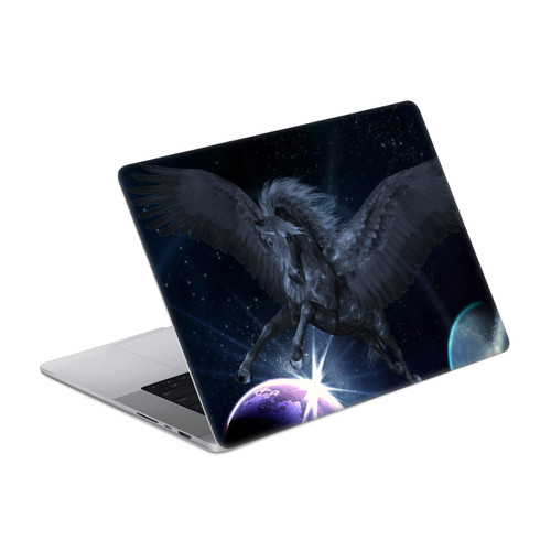 Simone Gatterwe Unicorn Black Pegasus Vinyl Sticker Skin Decal Cover for Apple MacBook Pro 14" A2442