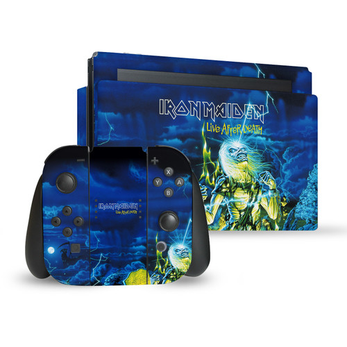 Iron Maiden Graphic Art Live After Death Vinyl Sticker Skin Decal Cover for Nintendo Switch Bundle