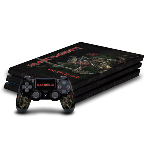 Iron Maiden Graphic Art Senjutsu Album Cover Vinyl Sticker Skin Decal Cover for Sony PS4 Pro Bundle