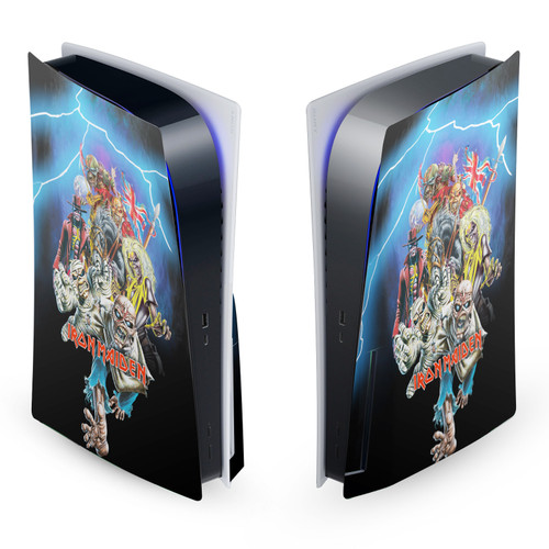 Iron Maiden Graphic Art Best Of Beast Vinyl Sticker Skin Decal Cover for Sony PS5 Disc Edition Console