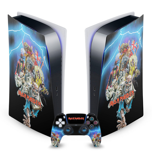 Iron Maiden Graphic Art Best Of Beast Vinyl Sticker Skin Decal Cover for Sony PS5 Digital Edition Bundle