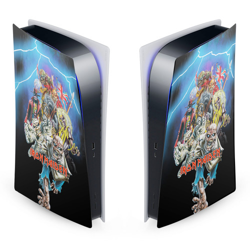 Iron Maiden Graphic Art Best Of Beast Vinyl Sticker Skin Decal Cover for Sony PS5 Digital Edition Console