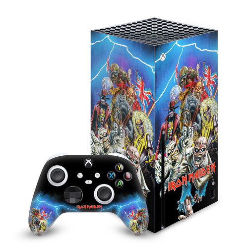 Iron Maiden Graphic Art Best Of Beast Vinyl Sticker Skin Decal Cover for Microsoft Series X Console & Controller