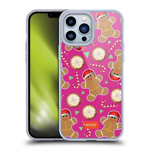 emoji® Christmas Patterns Gingerbread Cookies Soft Gel Case for Apple iPhone 13 Pro Max