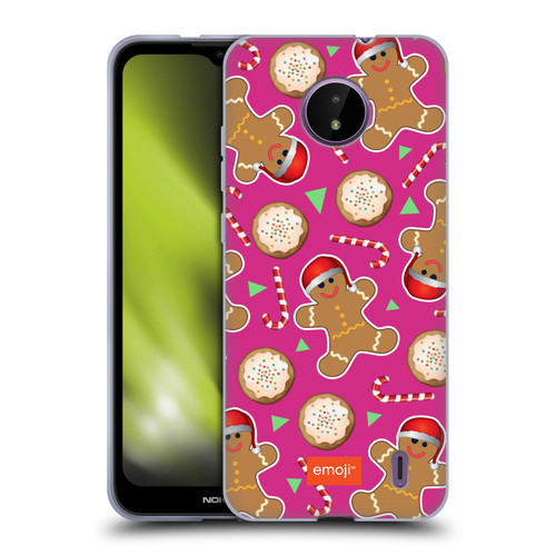 emoji® Christmas Patterns Gingerbread Cookies Soft Gel Case for Nokia C10 / C20